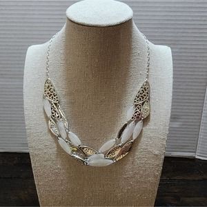 Brighton Mirabella silver and mother of pearl multi strand necklace